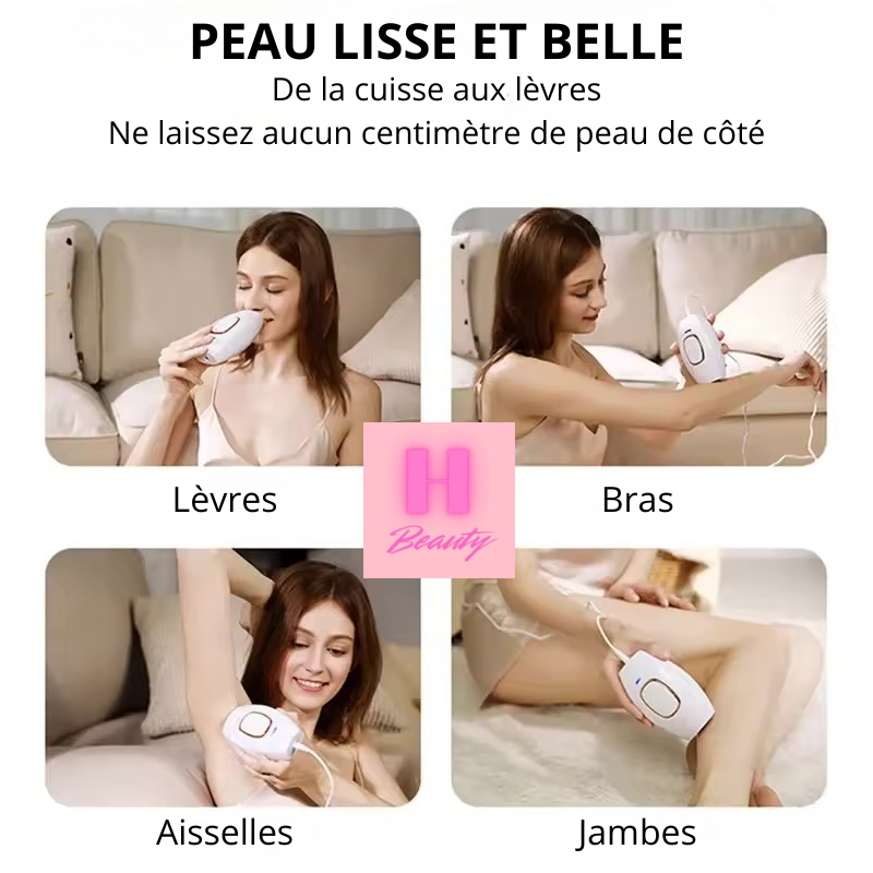 H Beauty | Épilateur à Lumière Pulsée IPL