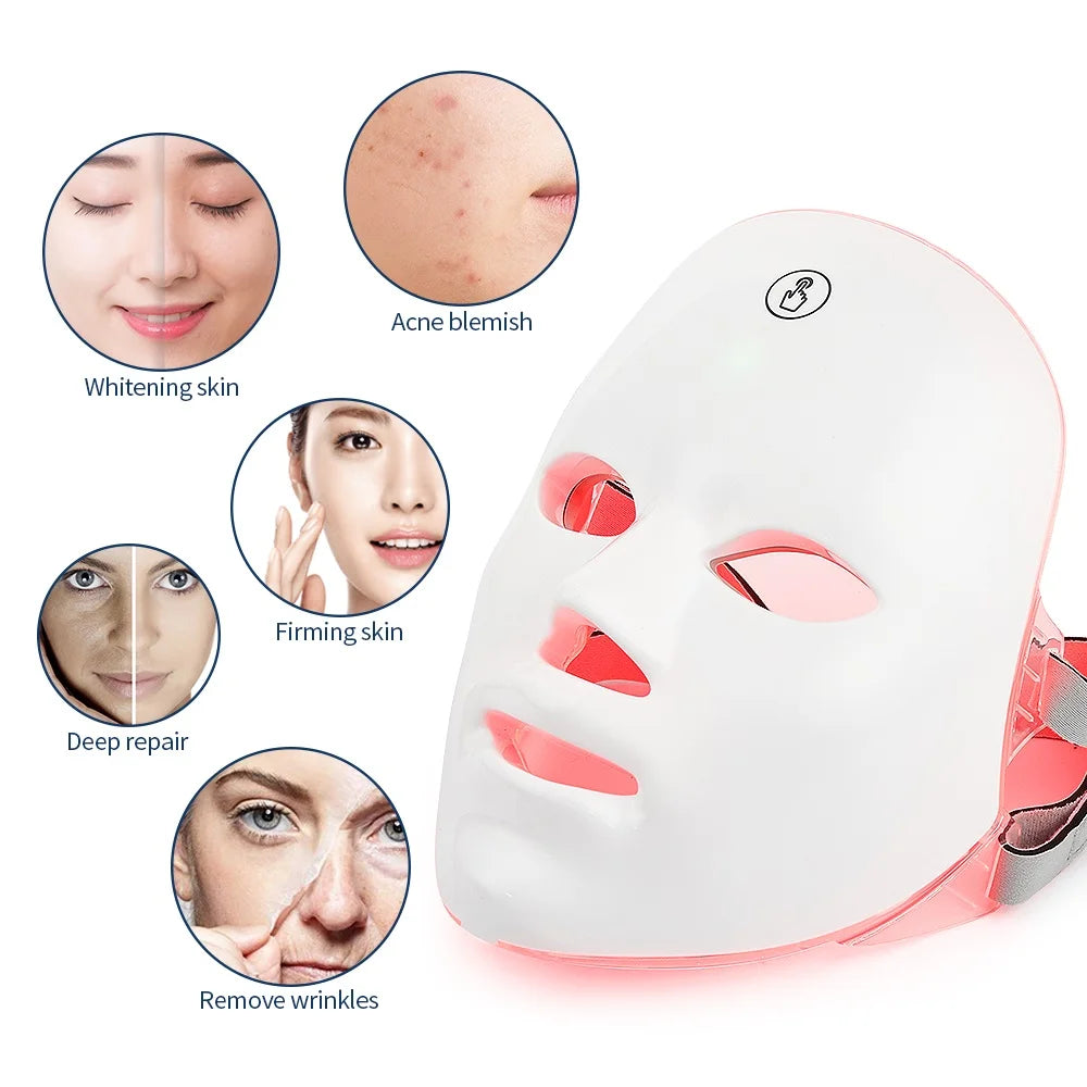 Masque LED Facial – Rajeunissez et Illuminez Votre Peau Naturellement